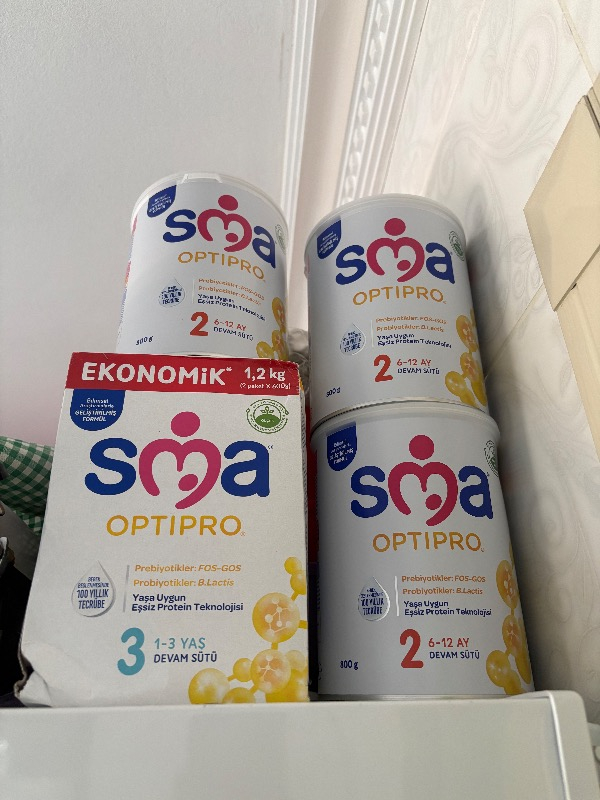 SMA Optipro Probiyotikli 2 6-12 Ay Bebek Sütü 800 gr x 3 Adet