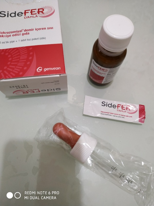 Sidefer Damla 30 ml Şişe 1 Stik