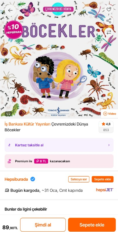 Çevremizdeki Dünya Böcekler