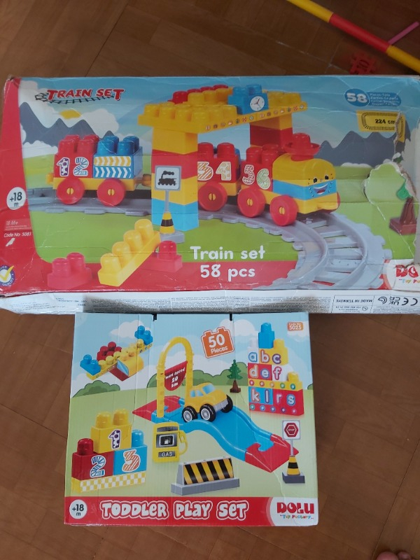 Dolu Yol ve Blok Set 50 Parça