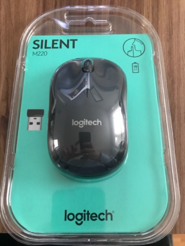 Logitech M220 Sessiz Kompakt Kablosuz Mouse - Siyah