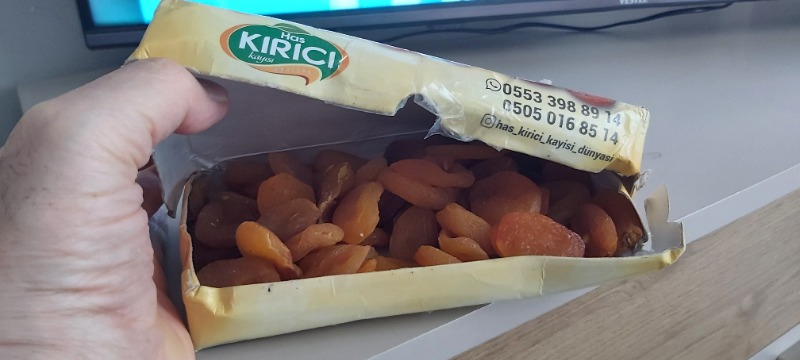 Tariş Kuru Kayısı Ahşap Kutu 500 gr