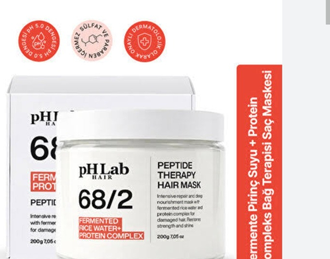 Ph Lab Phlab Hair Bağ Terapisi Fermente Pirinç Suyu & Protein Complex Saç Maskesi