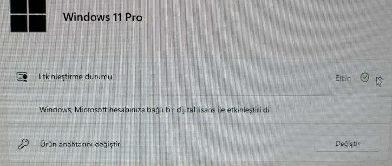 Microsoft Windows 11 Pro Key Dijital Lisans Anahtarı - 2025 Key 