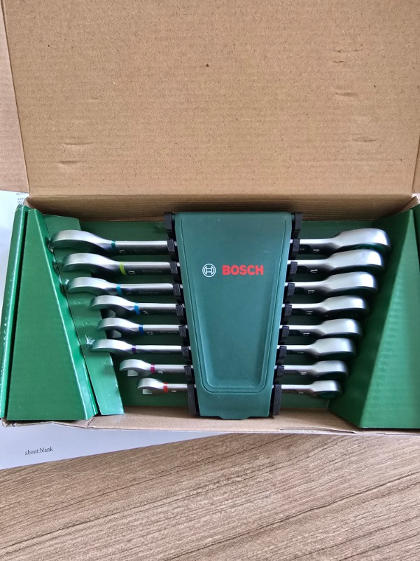 Bosch Cırcır Kombine Anahtar Seti 8 Parça - 1600A027PS