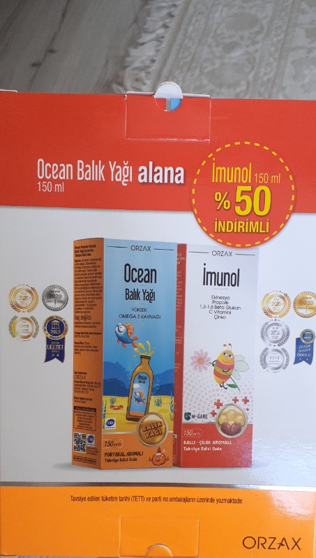 Ocean Balık Yağı + Imunol