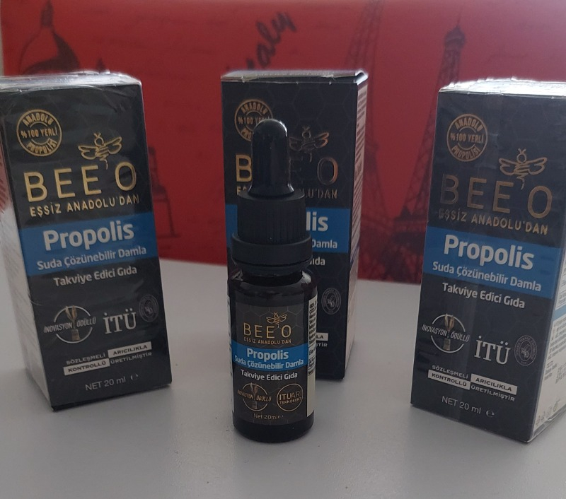 BEE'O 3 adet 20 ml Suda Çözünür Propolis Damla 3x20 ml