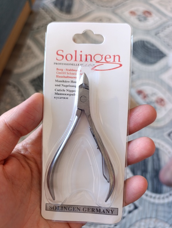 Solingen Tırnak Makası Paslanmaz Çelik Yapı ile Uzun Süreli Kullanım