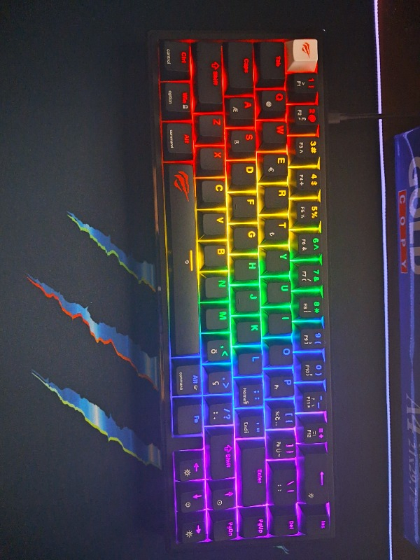 Havit Gamenote KB874L Mekanik Red Switch Gaming %60 Klavye - Red Switch