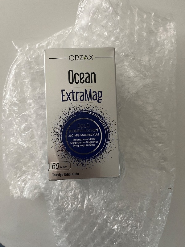 Orzax Ocean ExtraMag Üçlü Magnezyum Kombinasyonu 60 Tablet