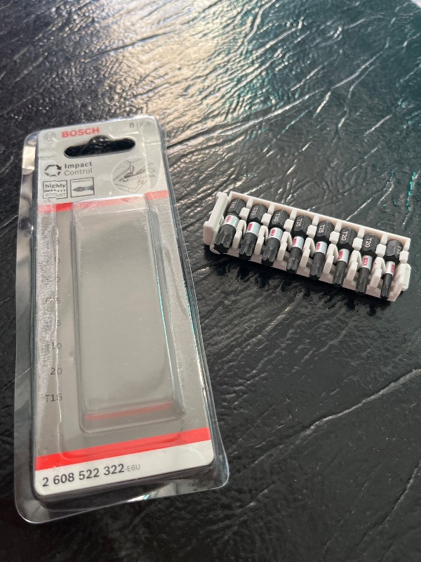 Bosch Impact Ctrl Bits Uç T15-T40 25 mm 8'li