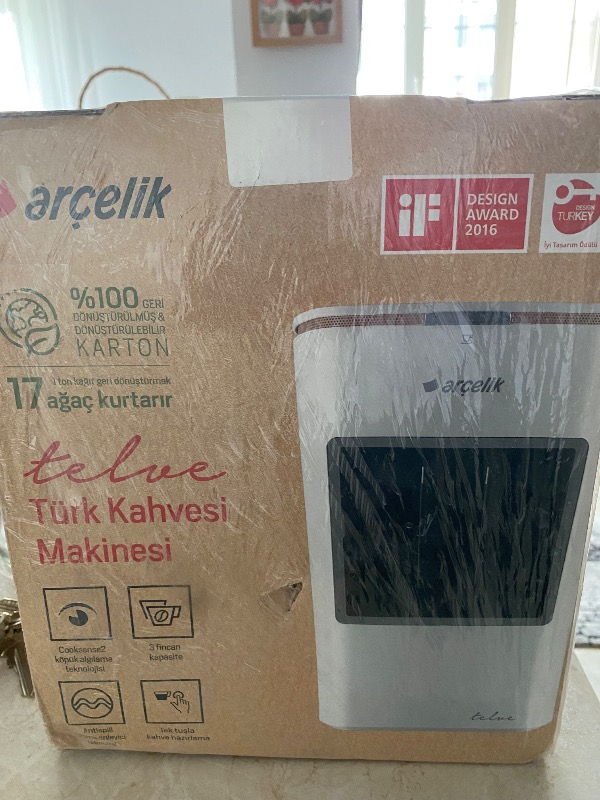Arçelik K-3300 Kırmızı Mini Telve Türk Kahve Makinesi
