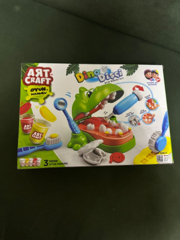 Art Craft Dino Dişçi Hamur Set
