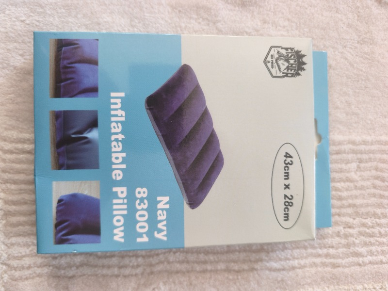 Bestway Şişme Yastık 67121 Modeli Kadife Malzemeden Rahat Uyku İçin Lacivert
