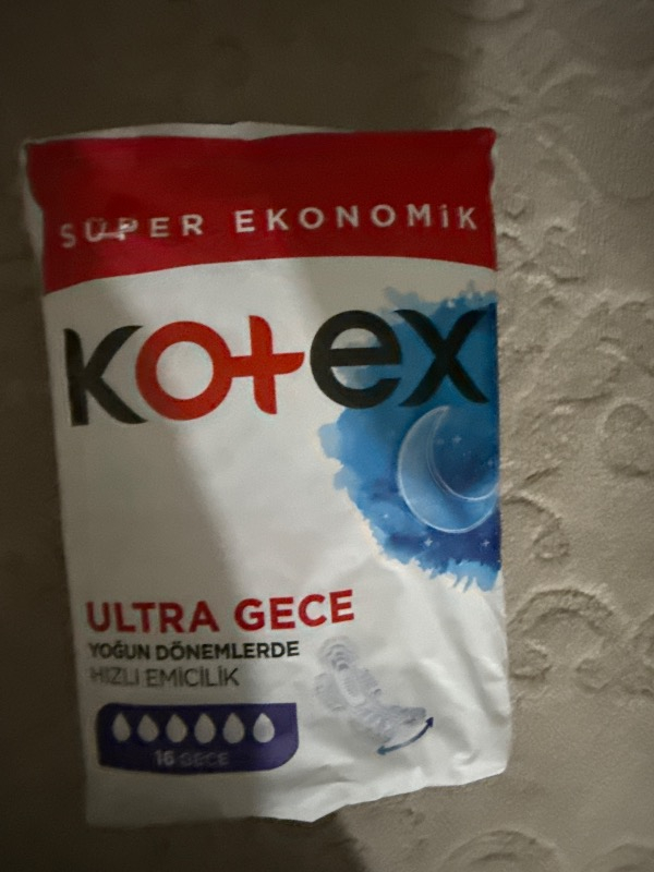 Kotex Ultra Gece Ped 16 Adet