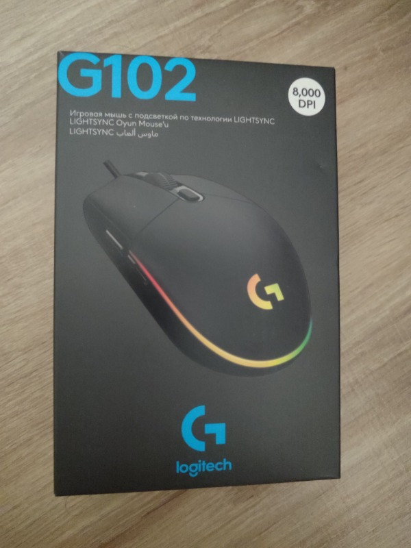 Logitech 910-005823 G102 LightSync Black 8000DPI 6 Tuş Optik RGB Siyah Kablolu Gaming (Oyuncu) Mouse