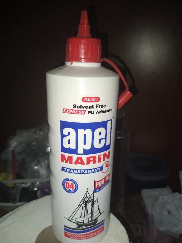 Apel 600 ml Marin Poliüretan Tutkalı Şeffaf Apel