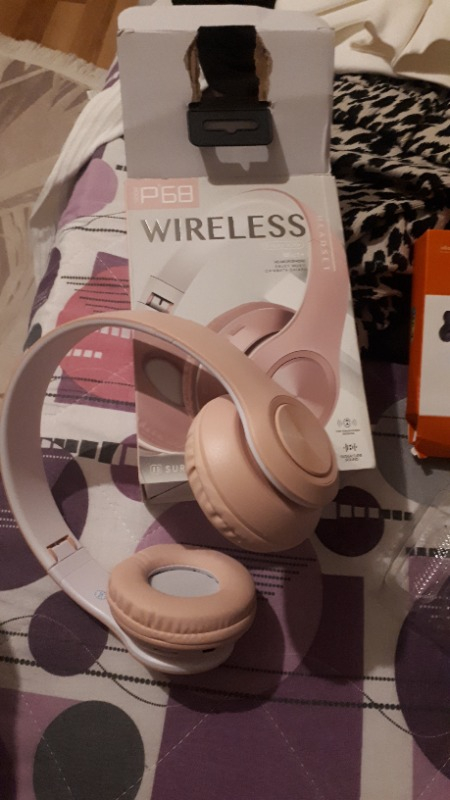 Torima P68 Bluetooth Kablosuz Stereo Kulaklık Pembe