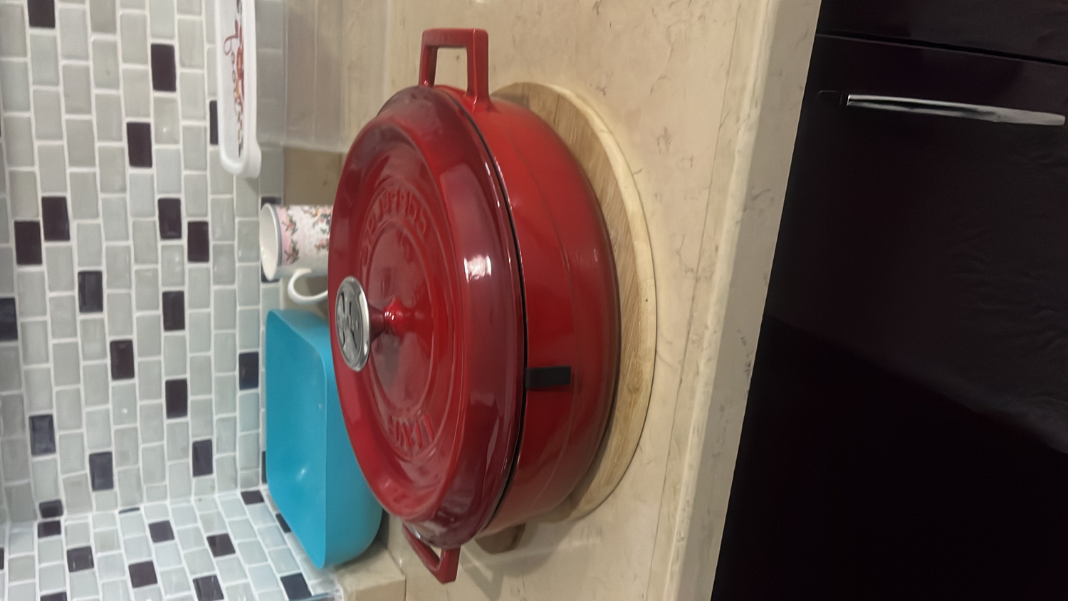 Lava Çok Amaçlı Yayvan Tencere Trendy Kırmızı Çap(Ø)28 Cm.