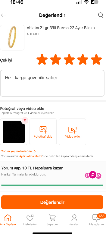 Ahlatcı 21 gr 3'lü Burma  22 Ayar Bilezik