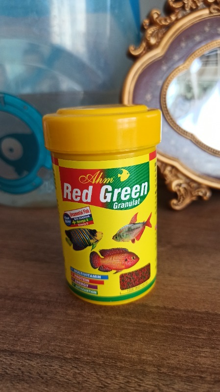 Ahm Red Green Granulat Karma Balık Yemi 100 Ml
