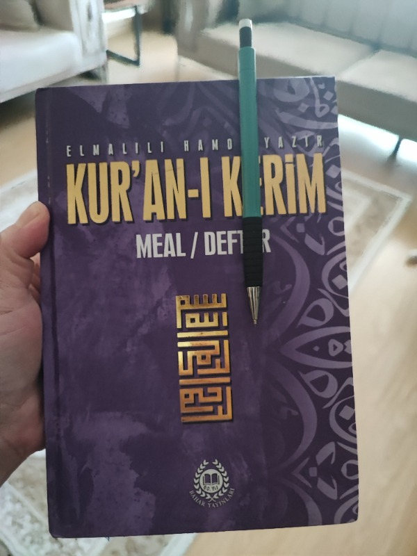 Kur'an-ı Kerim Meal Defter - Elmalılı Hamdi Yazır