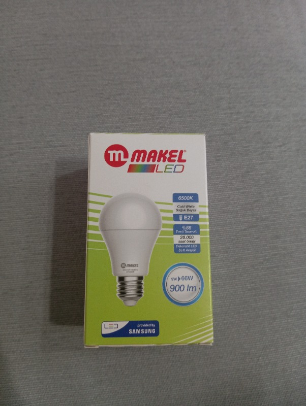 MAKEL 9W LED AMPUL 6500K MAKEL BEYAZ IŞIK