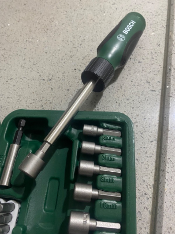 Bosch 46 Parça Tornavida Vidalama Lokma Uçlu Aksesuar Seti - 2607019504