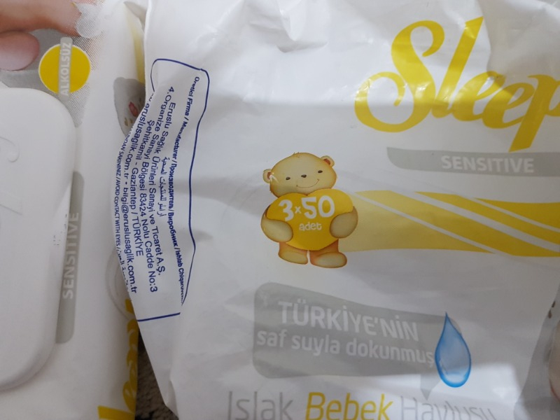 Sleepy Sensitive Islak Havlu 3 x 90'lı