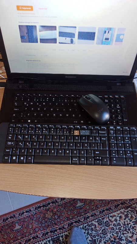 Logitech MK220 Kablosuz Türkçe Klavye Mouse Seti - Siyah