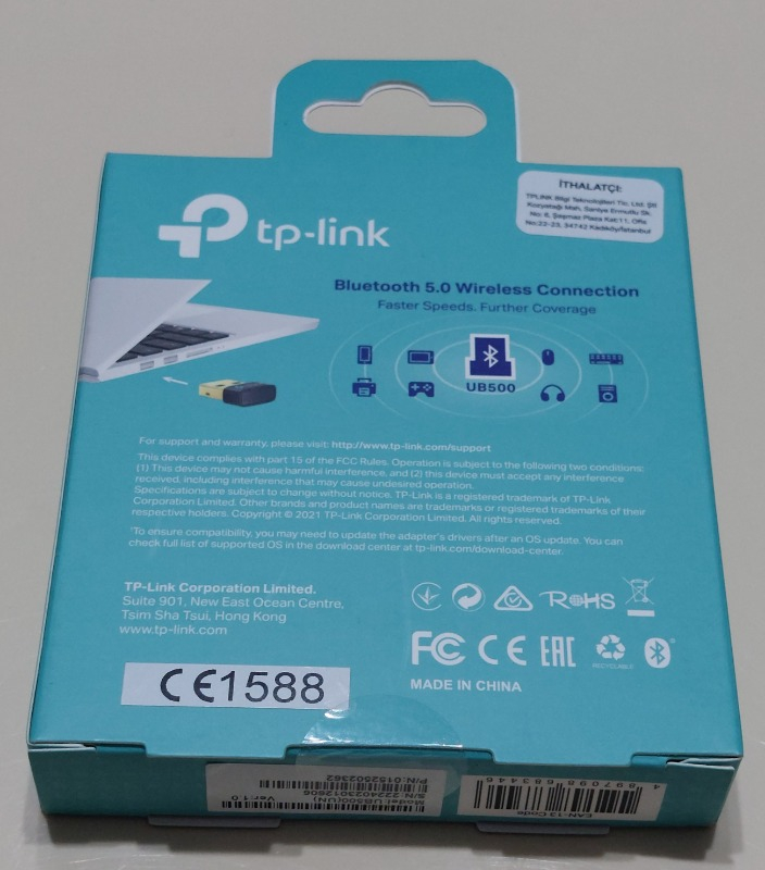 TP-Link UB500 Bluetooth 5.0 Mini USB Adaptör
