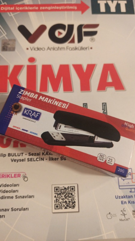 Kraf Zımba Makinası No:24/6 20G Siyah