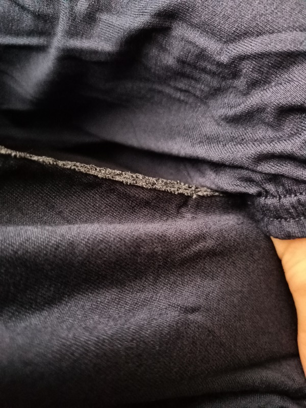 Sonbahar Moda Kadın Tesettür Pamuklu Başörtülü Namaz Elbisesi Dantelli Tek Parça Penye Kumaş Lacivert