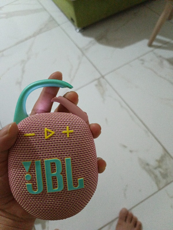 JBL Clip5, Bluetooth Hoparlör, IP67, Pembe