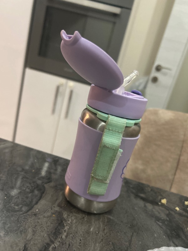 Skip Hop Deniz Kabuğu Pipetli Paslanmaz Çelik Suluk