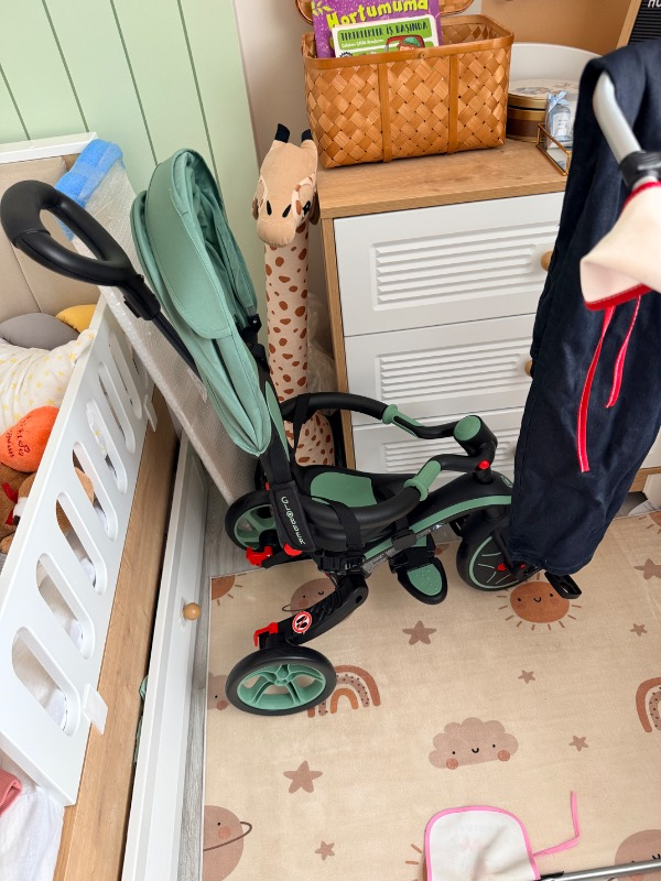 Globber Explorer 4in1 Katlanabilir Bisiklet - Zeytin Yeşili