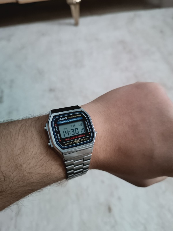 Casio A168WA-1WDF Digital Erkek Kol Saati