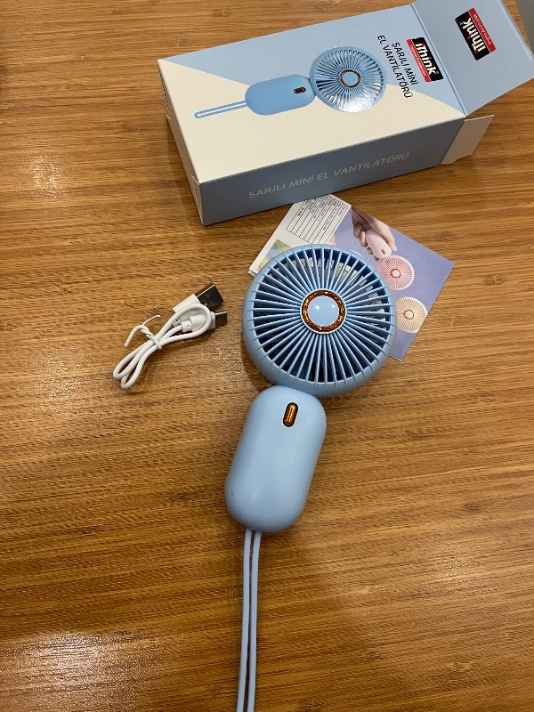 Mini Taşınabilir Fan Type-C Şarjlı El Vantilatörü Fn-65