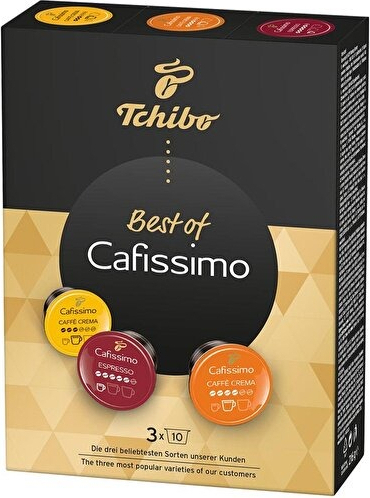 Best of Cafissimo 30 Kapsül Kahve Tchibo ile Caffè Crema ve Espresso Aromalı Premium Deneyim