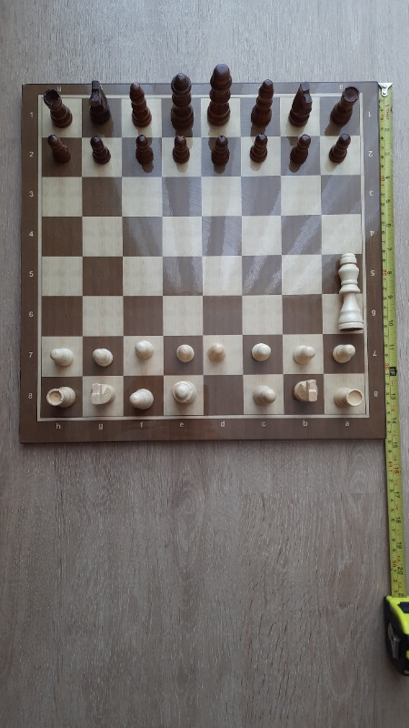 Lüks Satranç Takımı Ahşap Figür (3 Numara)
