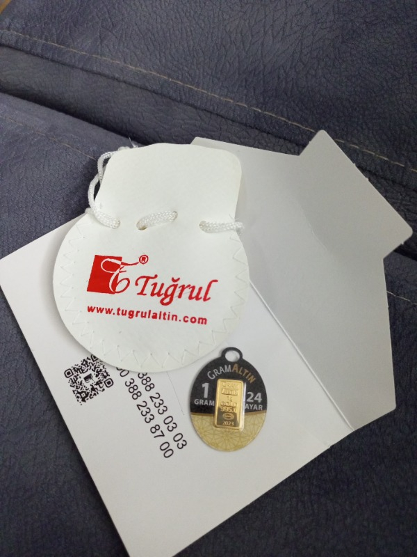 T51 Tuğrul Altın 1 Gram 24 Ayar Külçe Altın