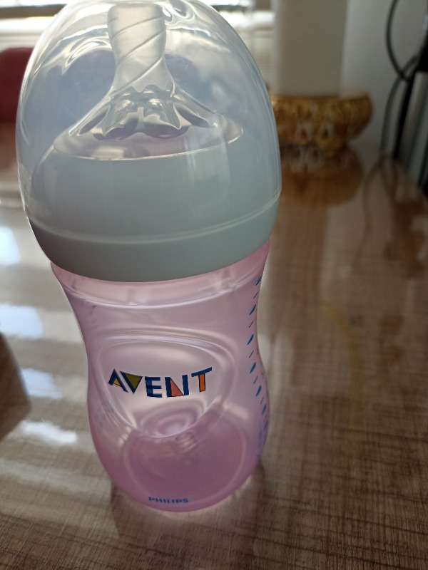 Philips Avent Natural PP Biberon 260 ml 1 ay+ Pembe SCF034/17