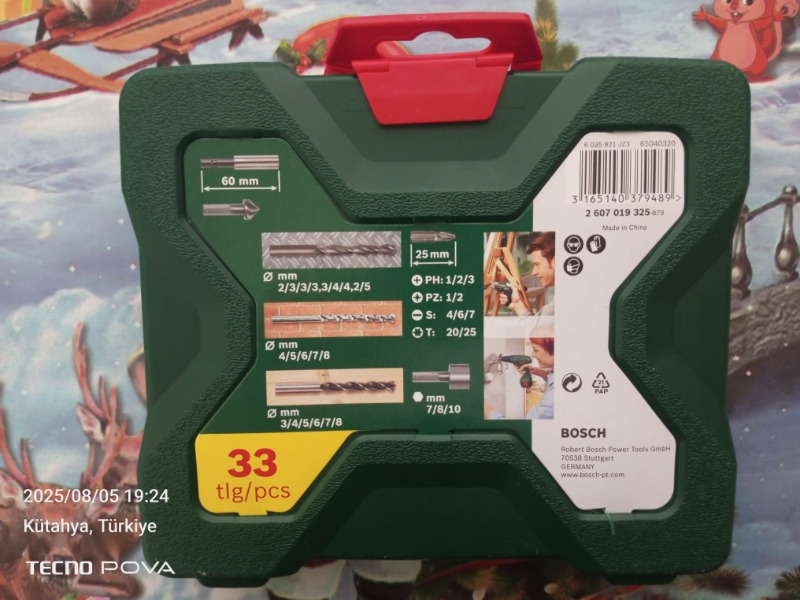 Bosch X-Line 33 Parça Delme ve Vidalama Seti