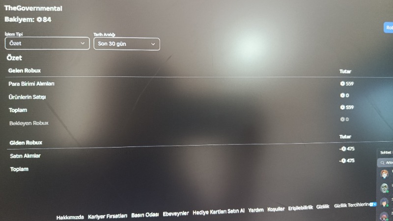 Roblox 800 Robux