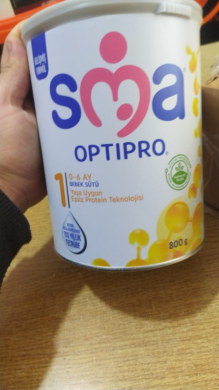 SMA Optipro Probiyotikli 1 0-6 Ay Bebek Sütü 800 gr x 3 Adet