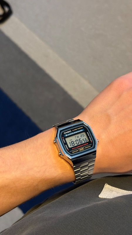Casio A168WA-1WDF Digital Erkek Kol Saati