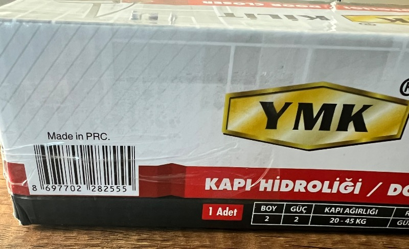 Yuma Kapı Hidroliği - No:2, 25-45 kg Kapılar İçin