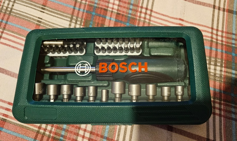 Bosch 46 Parça Tornavida Vidalama Lokma Uçlu Aksesuar Seti - 2607019504