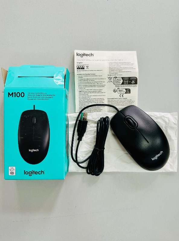 Logitech M100 Kablolu 1.000 DPI USB Mouse - Siyah