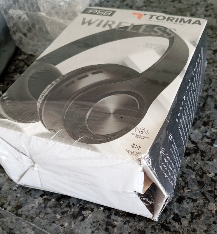 Torima P68 Bluetooth Kablosuz Stereo Kulaklık Siyah